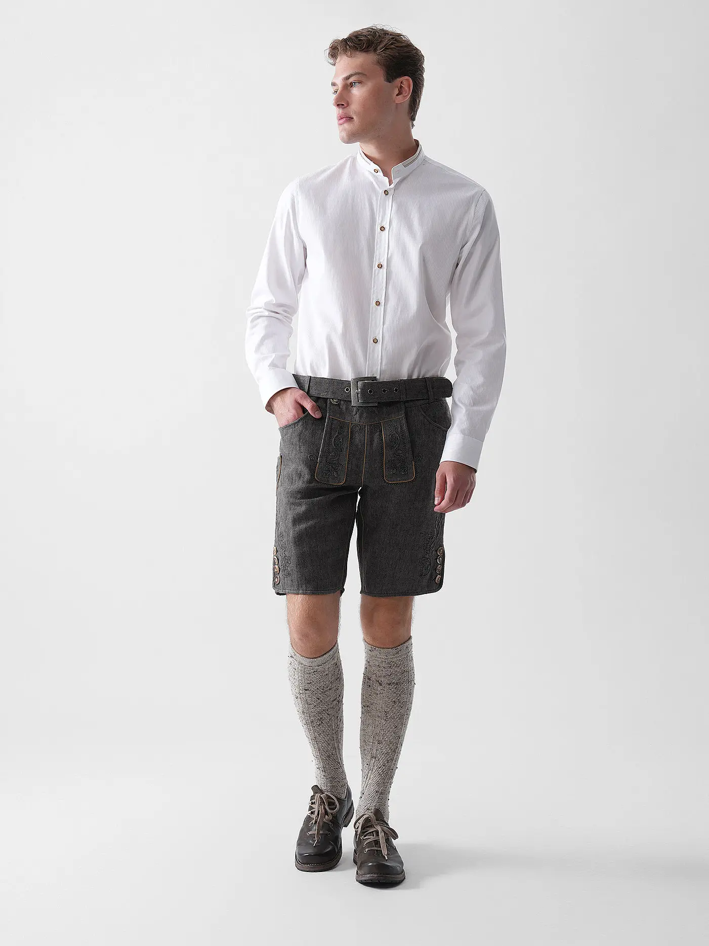 GWEIH & SILK | Trachtenhose BASTIAN | grau